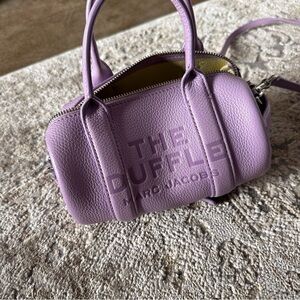 Marc Jacob’s purple mini duffle